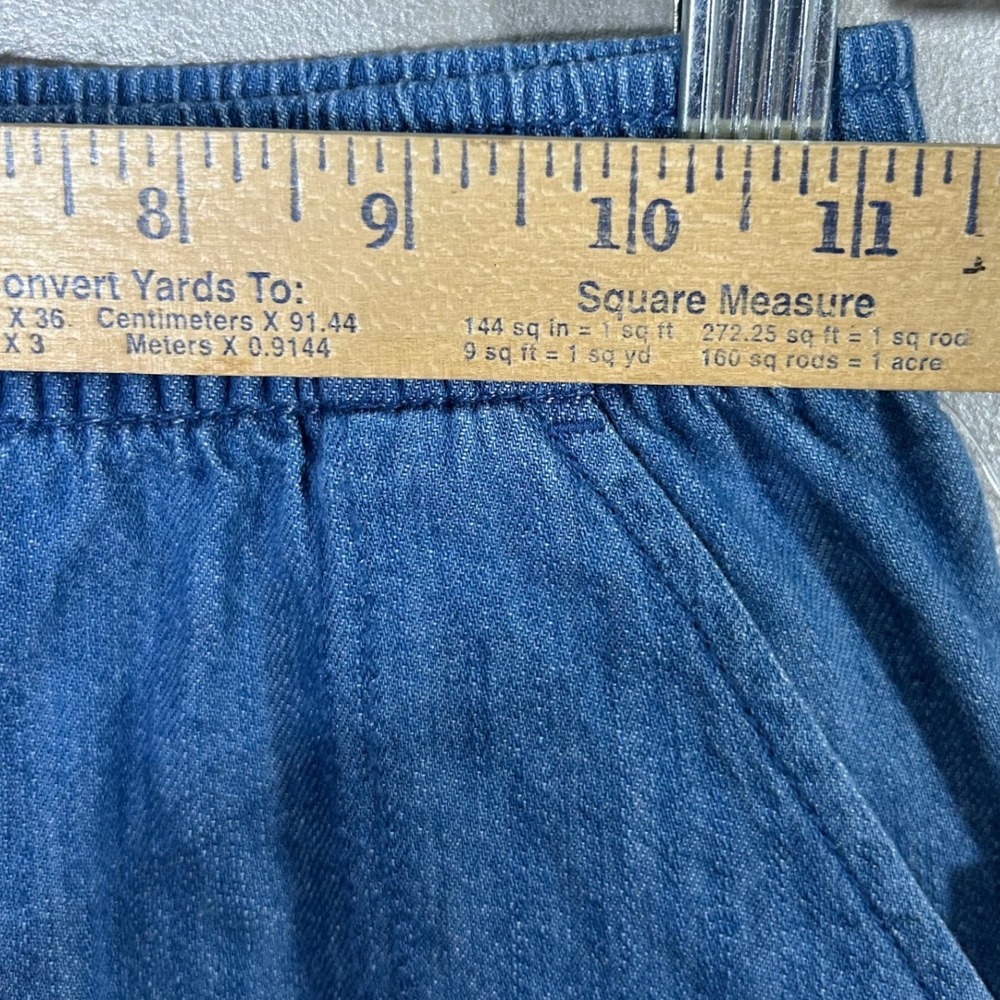 Old Navy Kids Blue Denim Drawstring Shorts Size Medium 8 Brand New - Picture 4 of 9